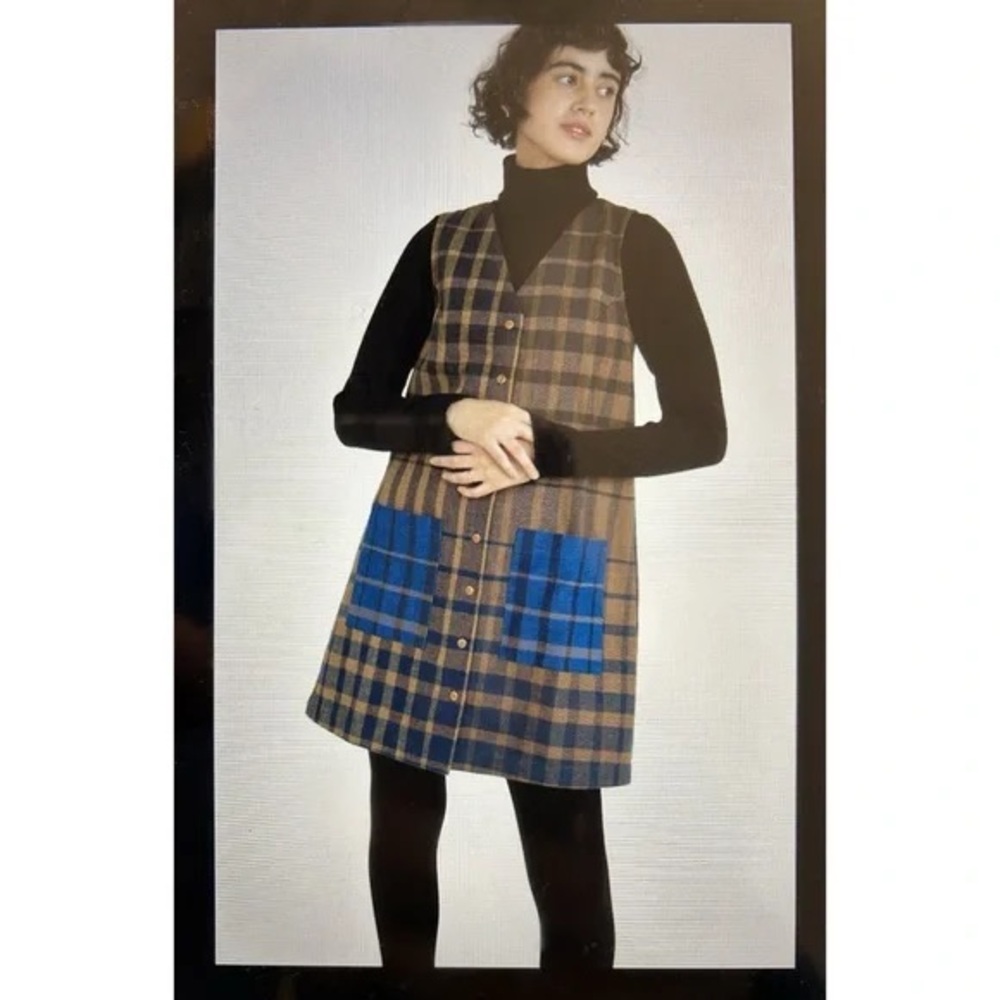 Ilana Kohn - Audrey Dress, Navy BPE - 1X / 16/18